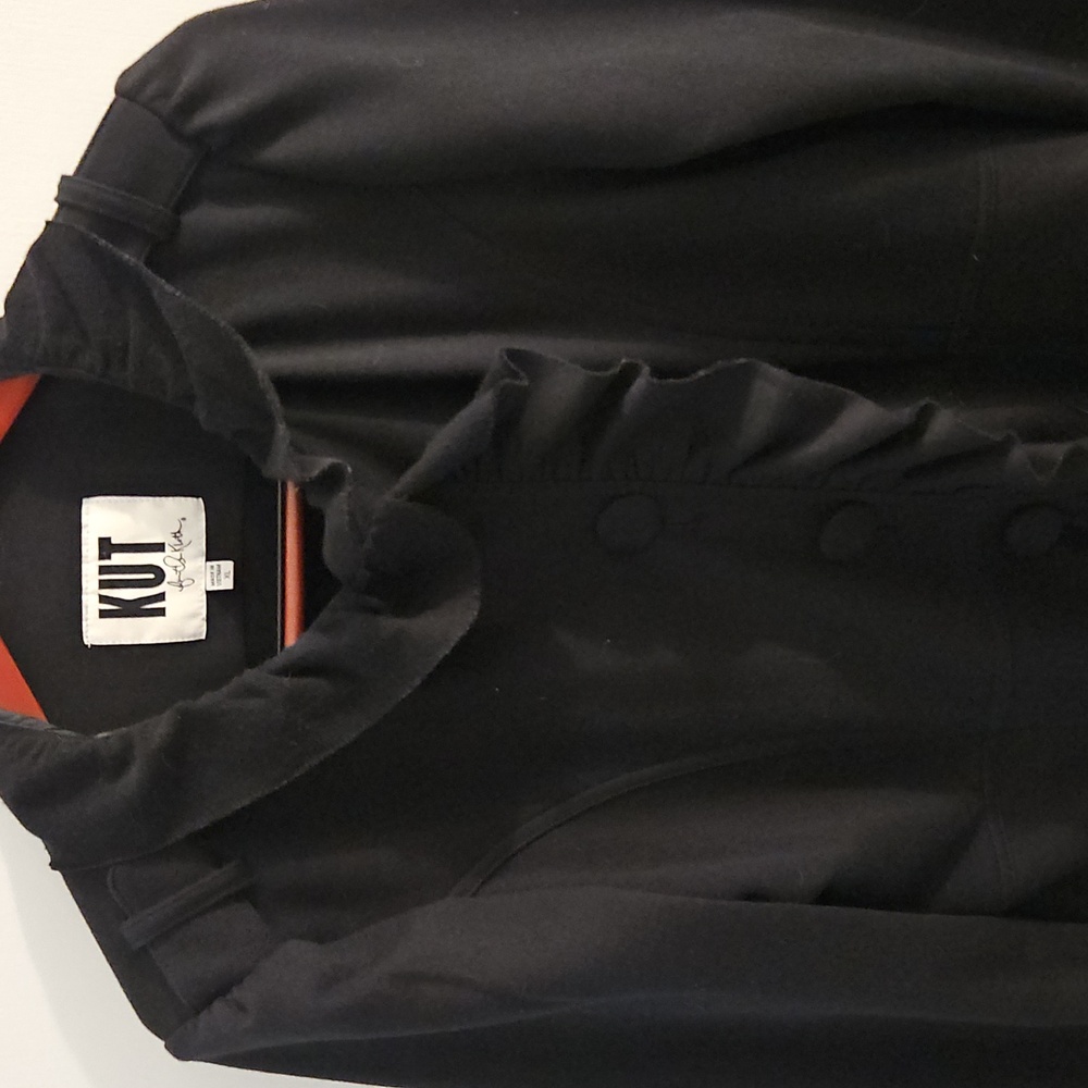 Kut from the Kloth long black jacket